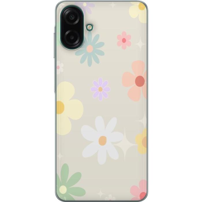 iSecrets - Mobilskal till Samsung Galaxy A07 4G med fejdande blommor