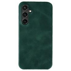 OEM - Mobilskal f&ouml;r Samsung Galaxy S26 Magnetiskt &Auml;kta l&auml;der PC - Gr&ouml;n