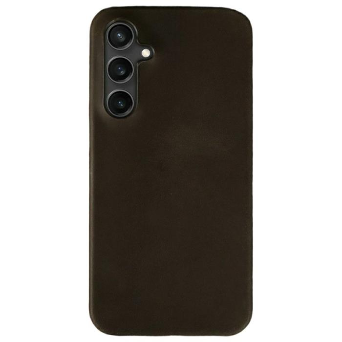 OEM - Mobilskal för Samsung Galaxy S26 Magnetiskt Äkta läder PC - Ljusbrun