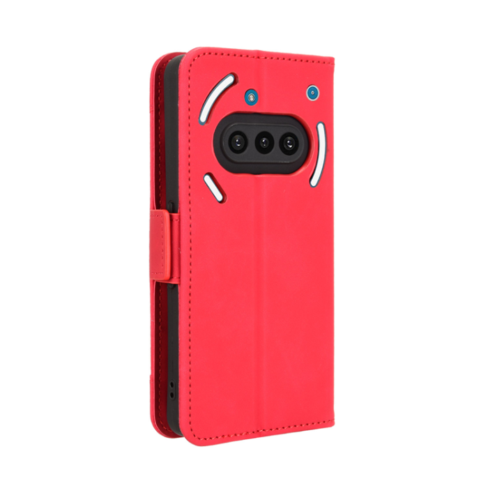 A-One Brand - Nothing Phone (3a) Plånboksfodral Läder - Röd