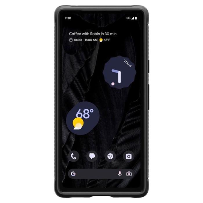 UTGATT - Spigen Google Pixel 7A Mobilskal Rugged Armor - Matte Svart