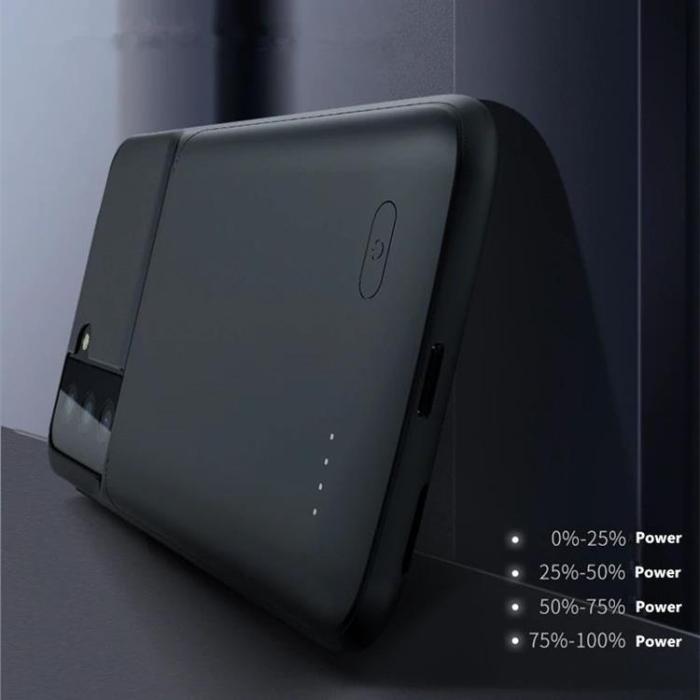 UTGATT1 - Tech-Protect Kraft Skal 4800 mAh för Galaxy S21 - Svart