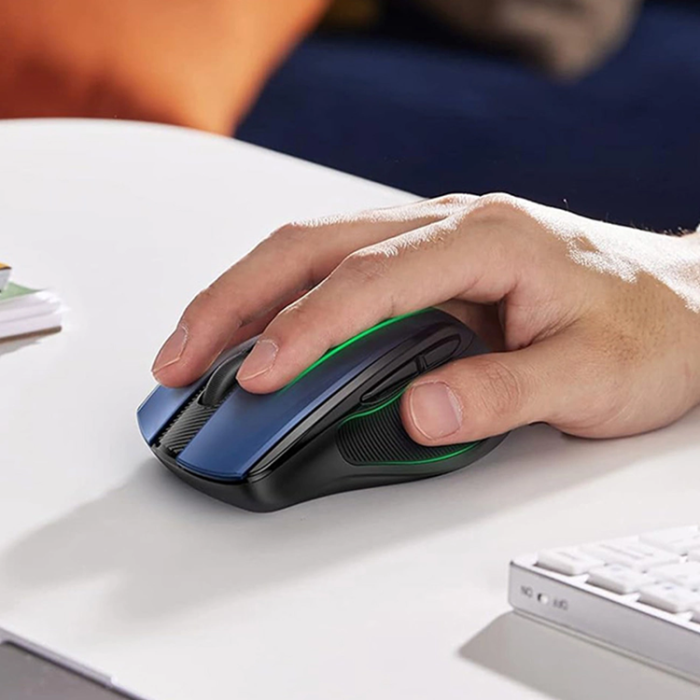 Ugreen - Ugreen MU006 Optisk Trådlös Mus USB 2.4GHz/Bluetooth 5.0 - Blå