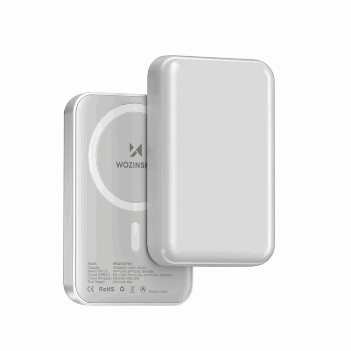 Wozinsky - Wozinsky Powerbank 10000 mAh Magnetic - Vit