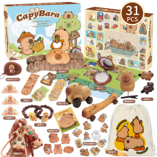 Adventskalender - Capybara Adventskalender 2025 – 31 Söta och Roliga överraskningar