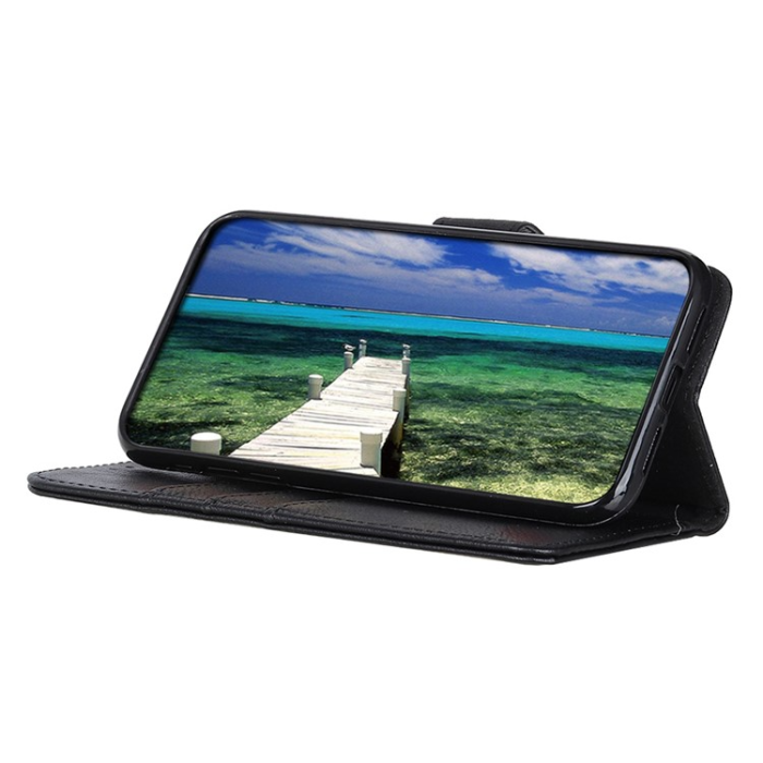 KHAZNEH - KHAZNEH Galaxy A24 4G Plånboksfodral Cowhide - Svart