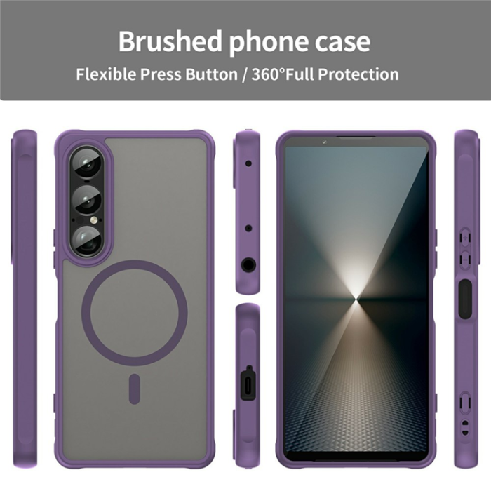 A-One Brand - Sony Xperia 1 VII Mobilskal MagSafe MagSafe Shockproof - Lila