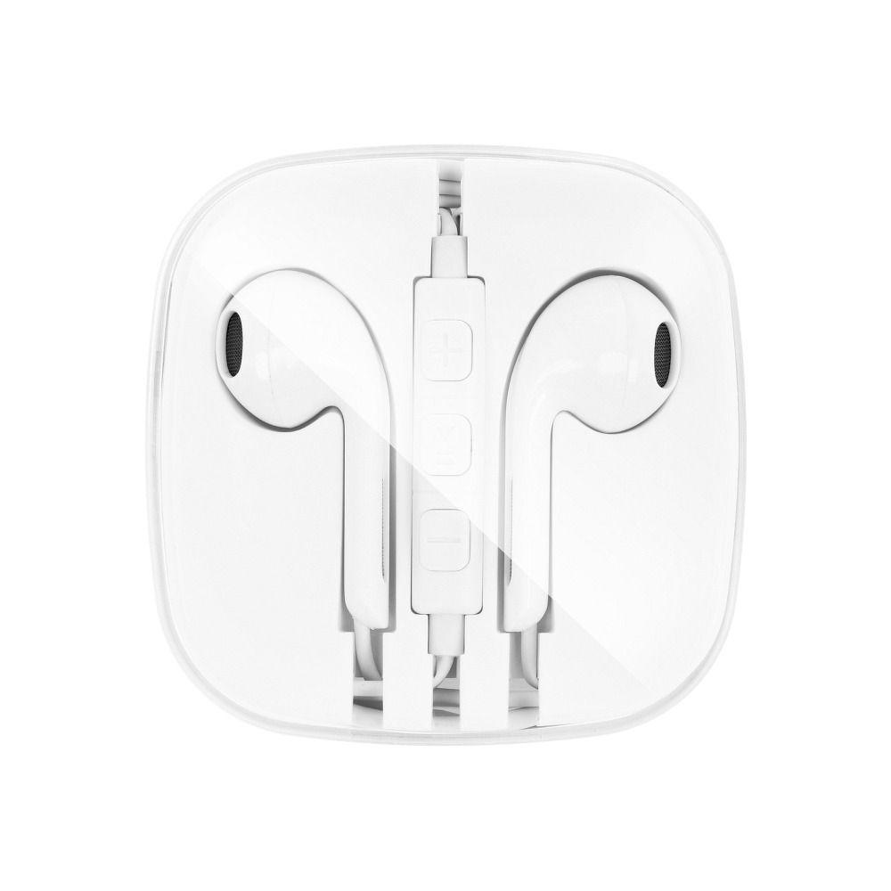 HF Stereo till Apple iPhone Lightning 8-pin Vit | 505771 | AlltMobil