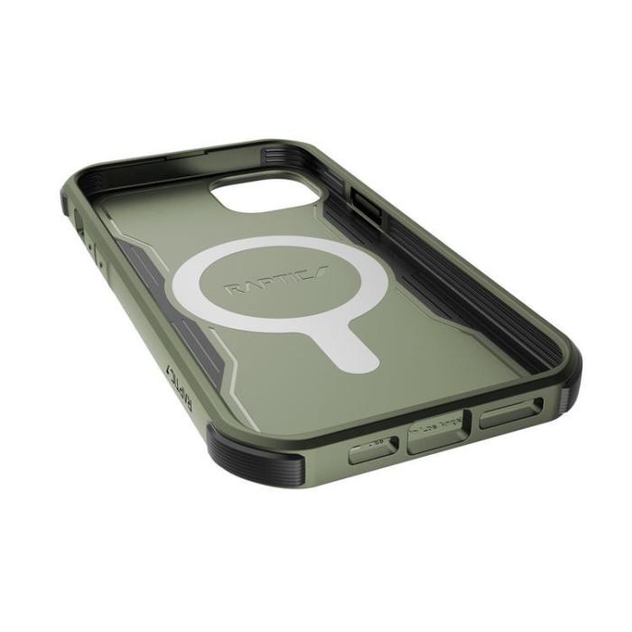 Raptic - Raptic iPhone 14 Skal Magsafe Fort Armored - Grön