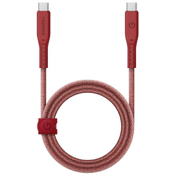 Energea USB-C till USB-C Kabel 240W 5A 1.5m Snabbladdning - Röd | 3541 | AlltMobil