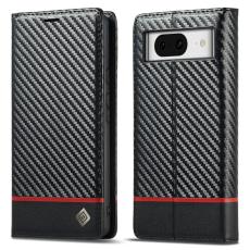 LC.imeeke - LC.IMEEKE Google Pixel 8 Pl&aring;nboksfodral i Konstl&auml;der - Svart