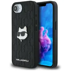 KARL LAGERFELD - Karl Lagerfeld iPhone 16e Mobilskal Monogram Choupette Head