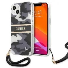 Guess - Guess Camo Strap Collection Skal iPhone 13 mini - Svart