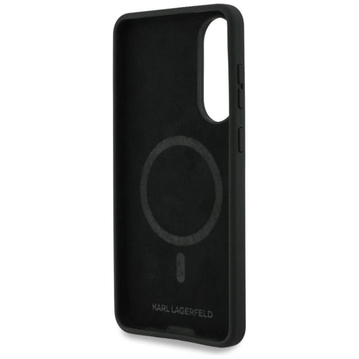 KARL LAGERFELD - Karl Lagerfeld Galaxy S25 Edge Mobilskal MagSafe Silikon Heads & Circle