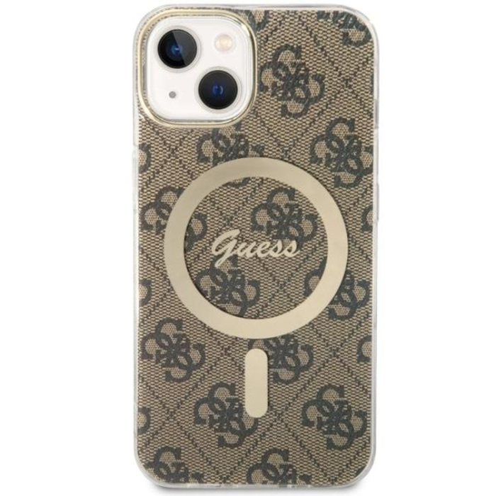 Guess - Guess iPhone 14 Plus Mobilskal MagSafe - Brun