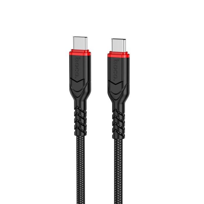 Hoco - Hoco USB-C till USB-C 60W 3A 3m Kabel X59 - Svart
