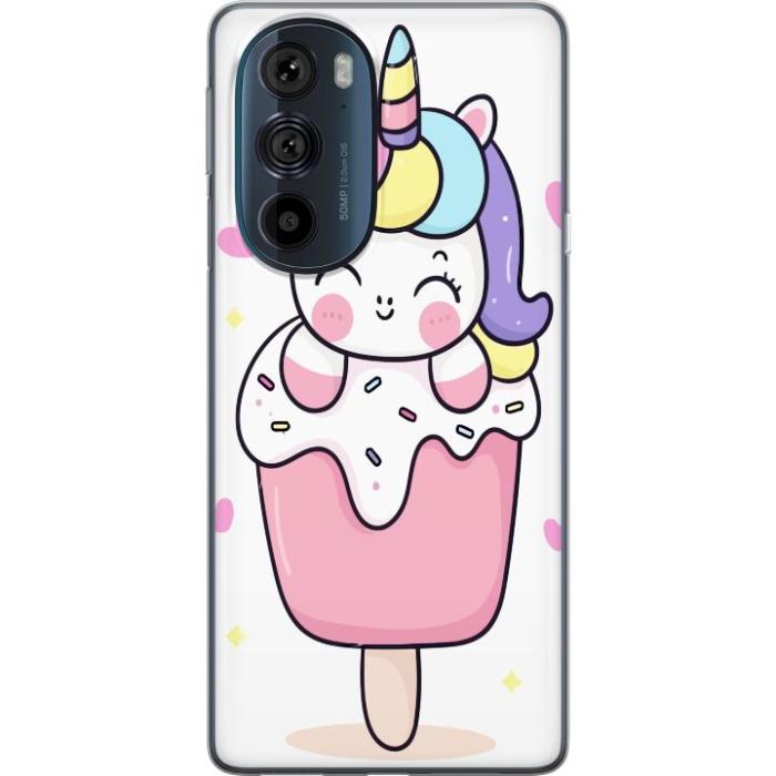 iSecrets - Mobilskal till Motorola Edge 30 Pro med Glad enhörning