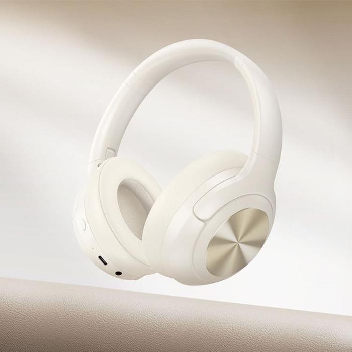 Hoco - Hoco Over-Ear Hörlurar Trådlösa Bluetooth ANC W54 - Milky Vit