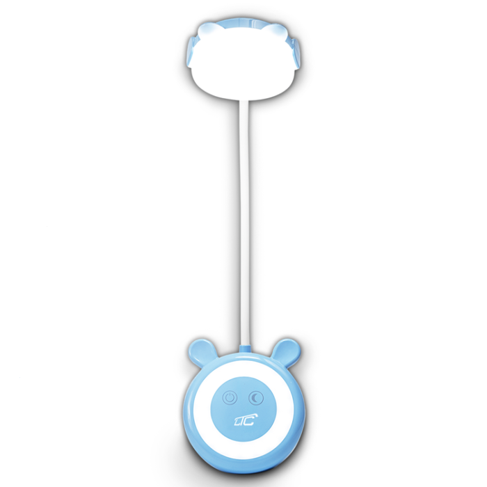 LTC - LTC Justerbar Skrivbords LED-lampa 3W 1200mAh Teddy Bear - Blå