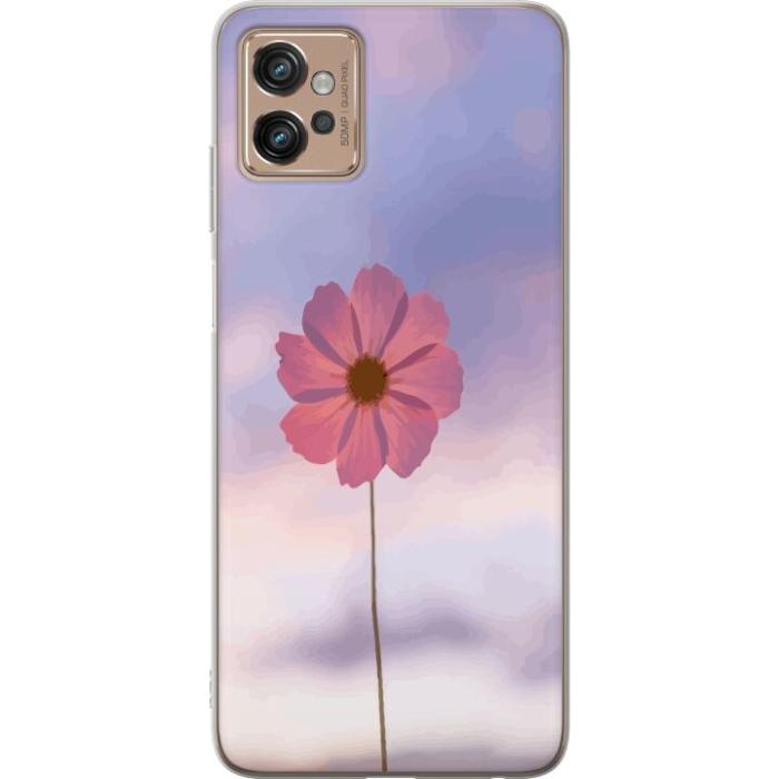 iSecrets - Mobilskal till Motorola Moto G32 med Rosa blomma