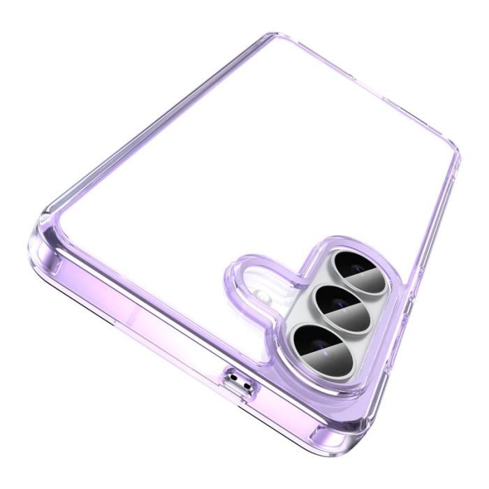 OEM - Samsung Galaxy S26 Skal TPU + Akryl Bakcover Anti-Gulning - Lila
