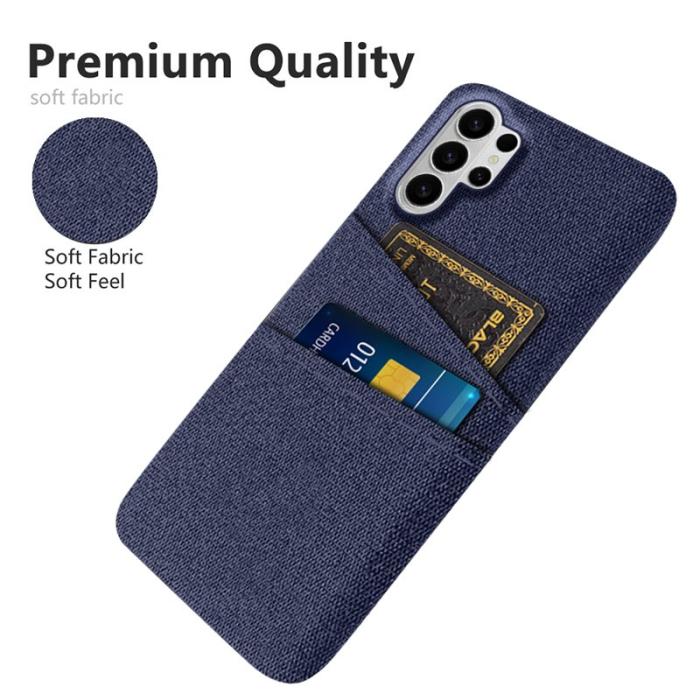 OEM - Samsung Galaxy S26 Ultra Skal Kläde + Hård PC - Blå