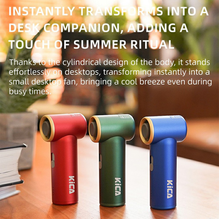 KICA - KICA Jet Mini Handhållen Fläkt Multifunctional - Grön