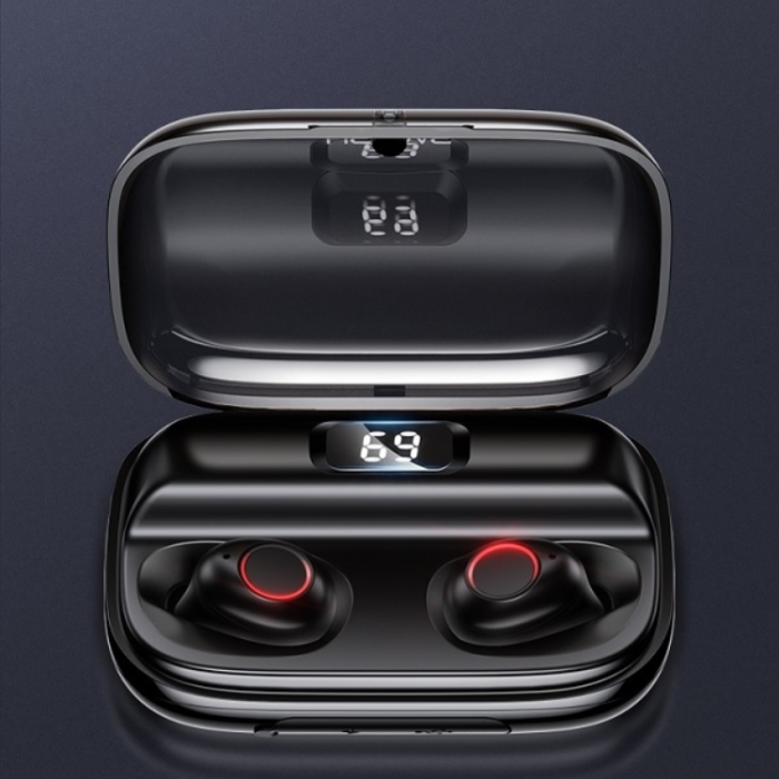 USAMS - USAMS In-Ear Hörlurar Bluetooth TWS YJ Series - Svart