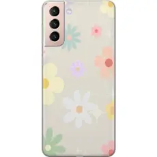 Gustaf - Mobilskal till Samsung Galaxy S21 med fejdande blommor