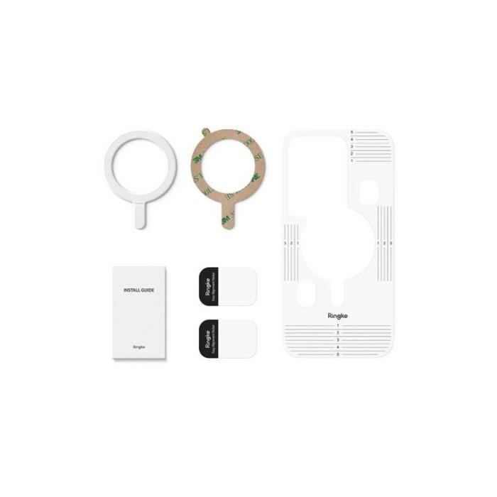 UTGATT4 - Ringke MagSafe Ring Magnetisk Platta - Vit