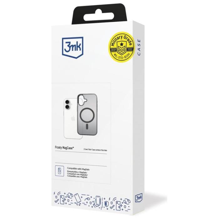 3MK - 3MK iPhone 17 Mobilskal MagSafe Frosty - Svart