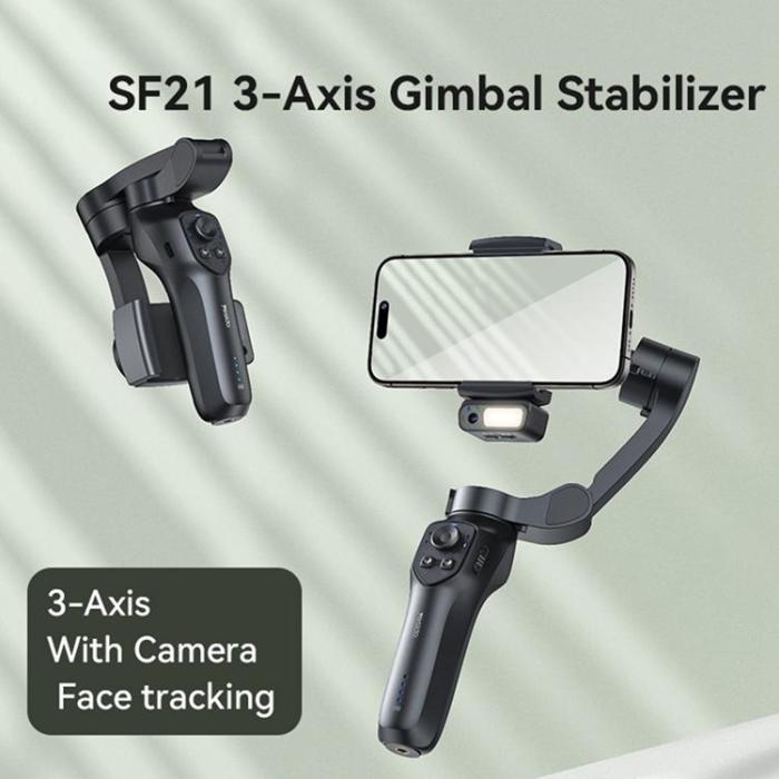 Yesido - YESIDO Gimbalstabilisator 3-Axlig Ansiktsspårning Mobilhållare SF21