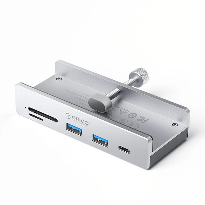 ORICO - Orico Hubklämma-monterad 2xUSB-A 3.2, 1xUSB-C 3.2, 1xSD&TF