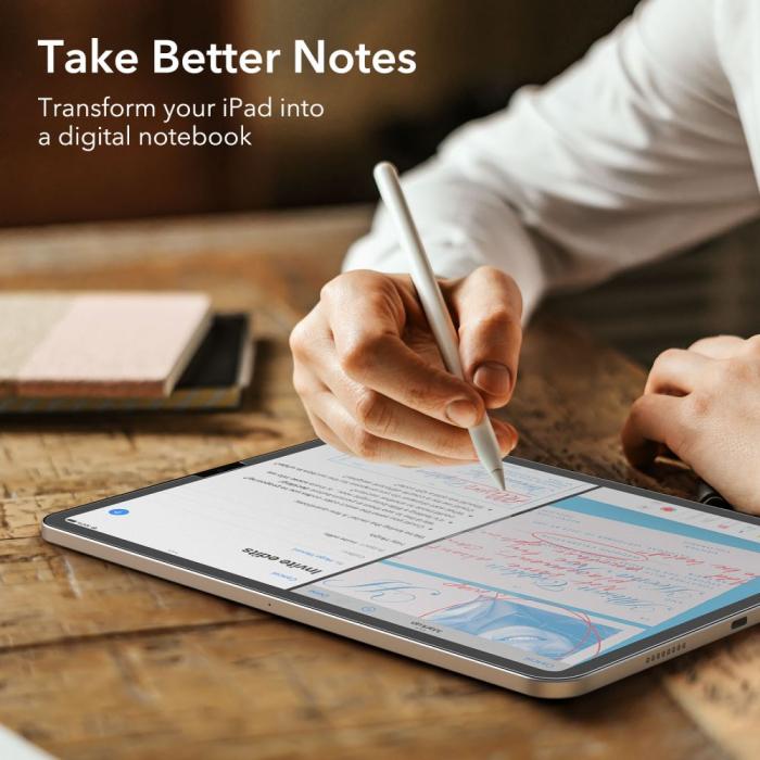 UTGATT - ESR [2-PACK] iPad Pro 12.9 (2020/2021/2022) Skärmskydd Paper Feel - Clear