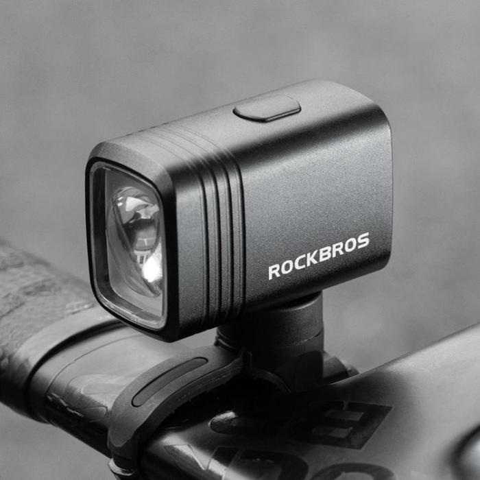 Rockbros - Rockbros Cykellampa 2800 mAh 1000 lm Framladdningsbar M6 - Svart
