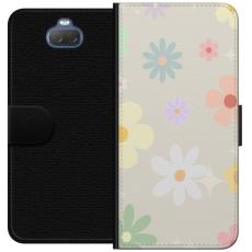 iSecrets - Plånboksfodral till Sony Xperia 10 Plus med fejdande blommor
