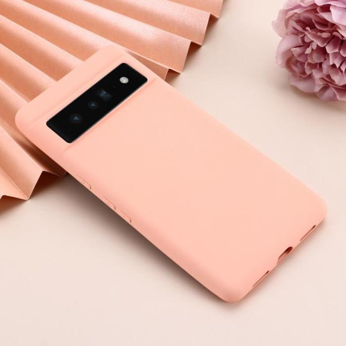 A-One Brand - Google Pixel 7 Pro Skal Liquid Silicone - Rosa