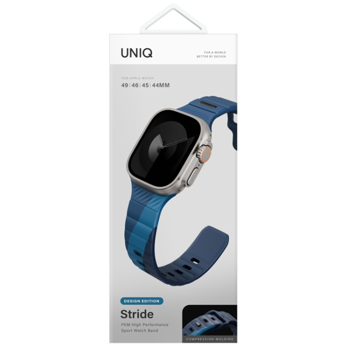 UNIQ - Uniq Apple Watch 49/46/45/44mm Armband Rubber - Strom