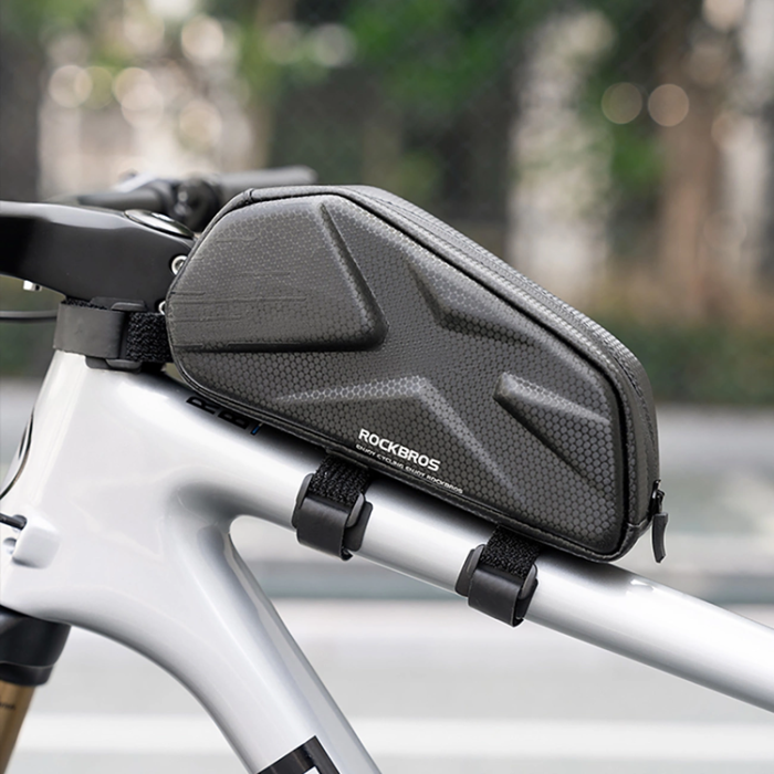 Rockbros - Rockbros Styv Cykelväska för Ram eller Topprör 1.4L - Svart