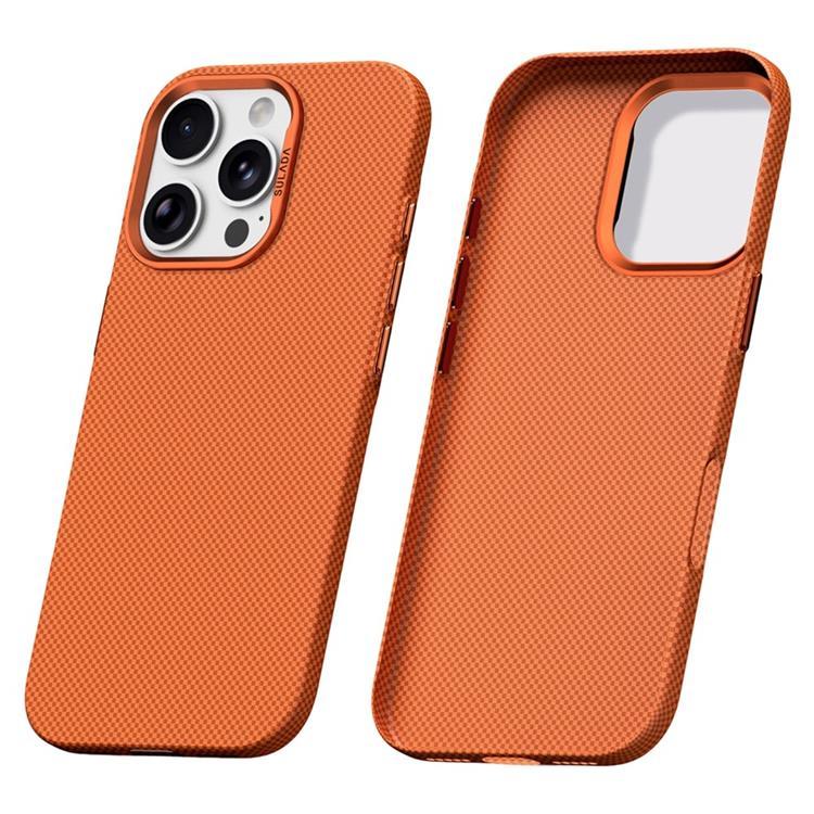 SULADA Mobilskal till iPhone 16 Pro Max Grid TextuRöd (Orange) | 2353 | AlltMobil