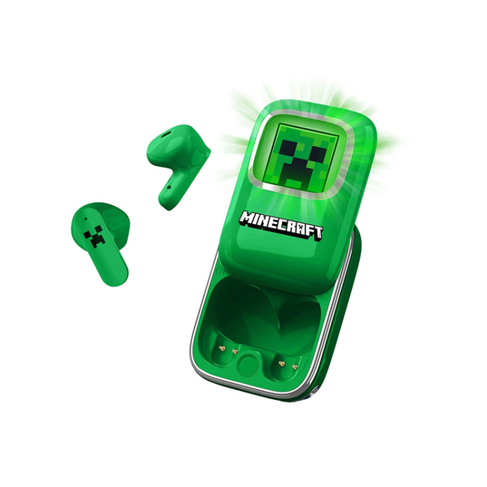 Minecraft - MINECRAFT TWS In-Ear Hörlurar Slide - Grön