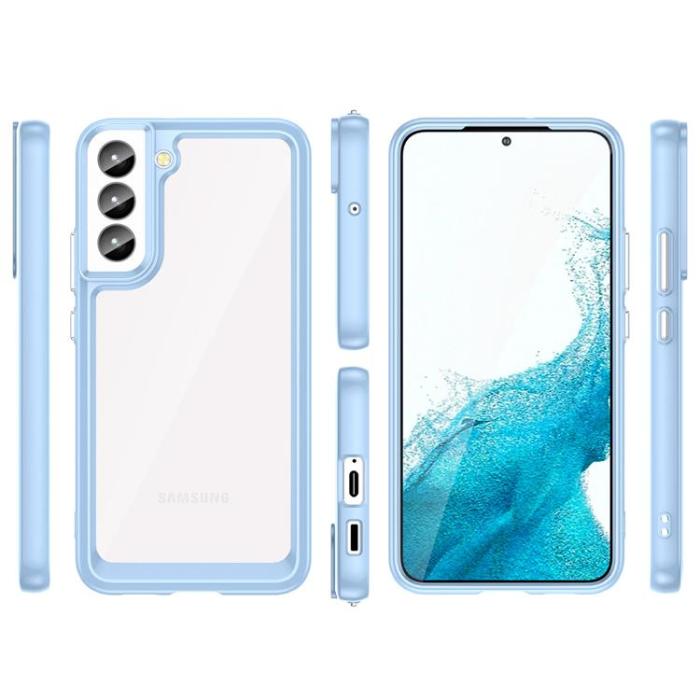 OEM - Galaxy S23 Skal Outer Space - Blå
