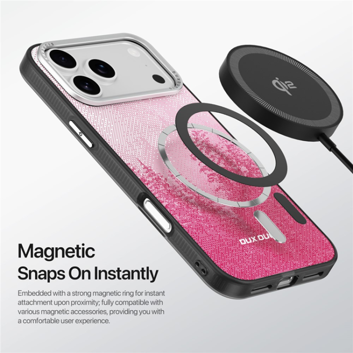 Dux Ducis - DUX DUCIS iPhone 17 Pro Mobiskal MagSafe Moro - Röd