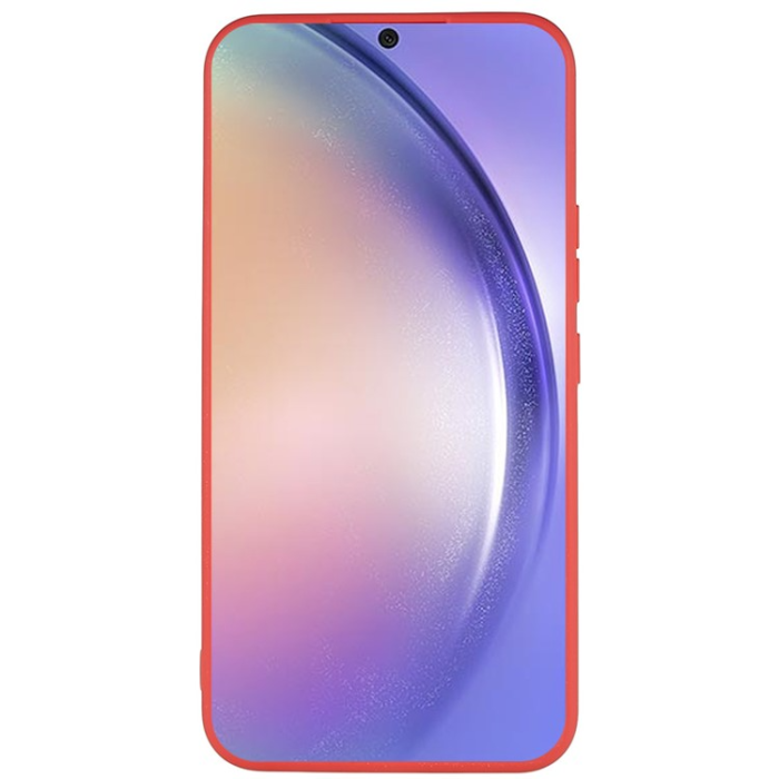 OEM - Galaxy A34 5G Mobilskal Straight Edge Design TPU - Röd