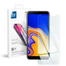 Blue Star - Blue Star Samsung Galaxy J6 Plus Sk&auml;rmskydd av H&auml;rdat Glas