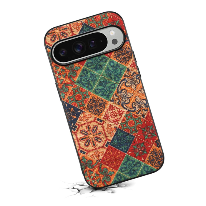 A-One Brand - Google Pixel 10 Pro XL Mobilskal Flower Print - Vinter/blå