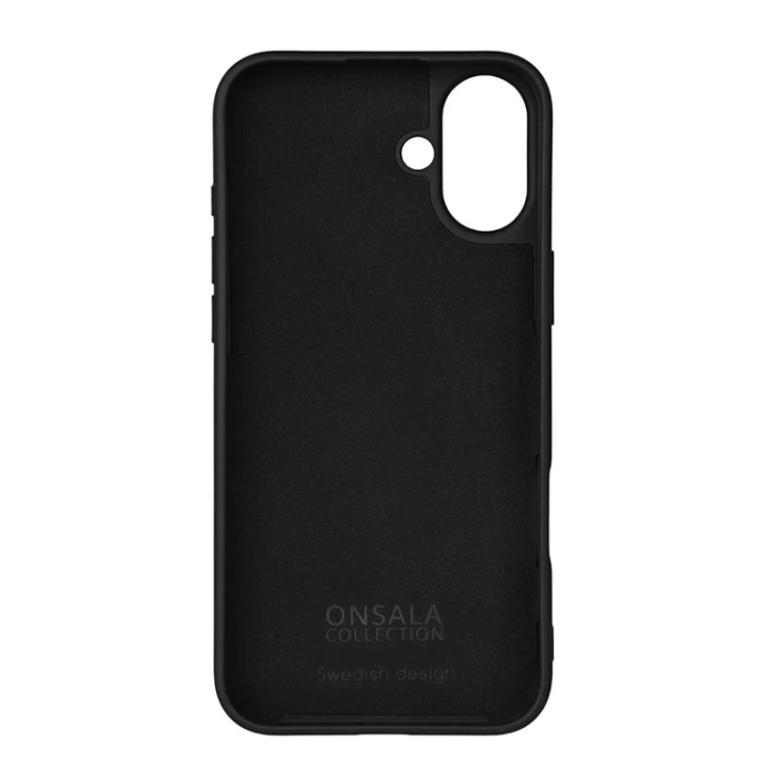Onsala - Onsala iPhone 16 Plus Mobilskal Silikon - Svart