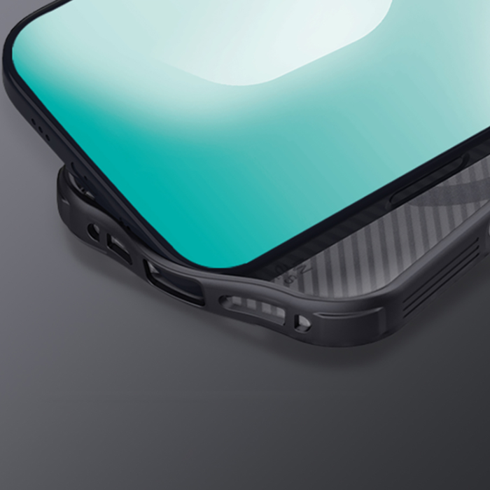 Nillkin - Nillkin iPhone 17 Pro Max Mobilskal MagSafe CamShield Pro - Transparent Svart