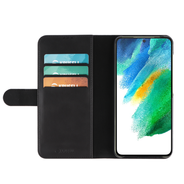 UTGATT1 - Samsung Plånboksfodral Galaxy S21 FE - Svart