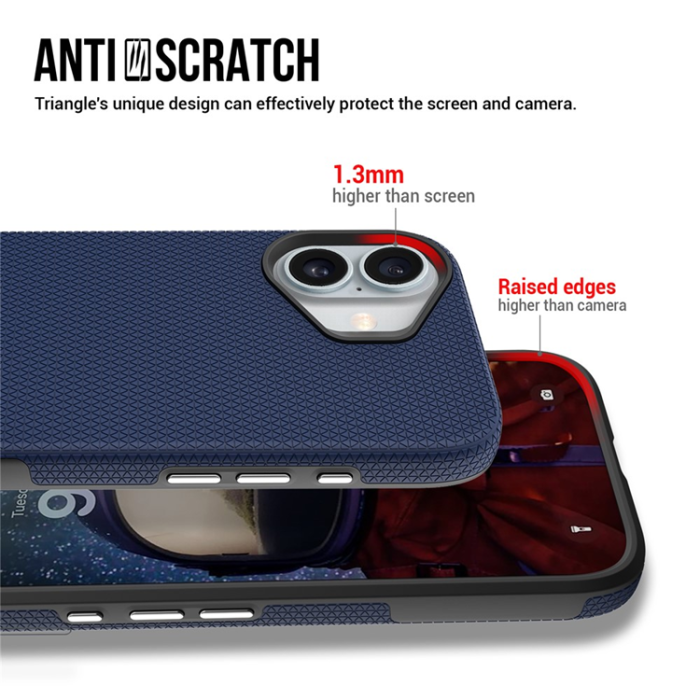 A-One Brand - iPhone 17 Mobilskal MagSafe Protective TPU+PC - Marinblå